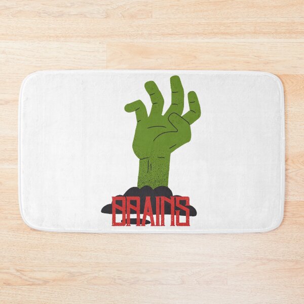Item preview, Zombie Hand Brains | Horror Typography Design for Halloween designed and sold by TrueMotion.