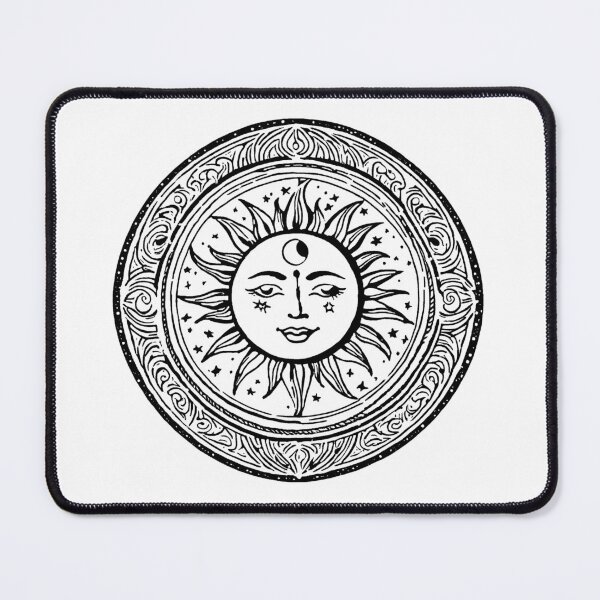 Item preview, The Wheel of the Sun Line Drawing designed and sold by GeoSketchWear.