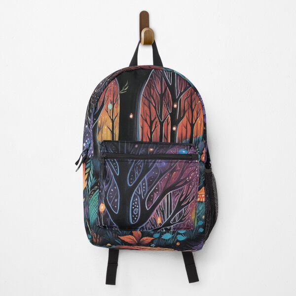Item preview, Dark forest at night full of pumpkins. designed and sold by MagelliShop.