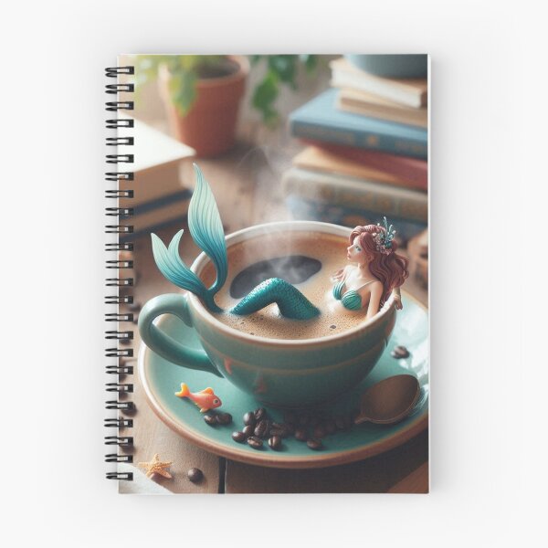 Item preview, Mermaid in a Coffee Cup designed and sold by Dominika Farkašová.