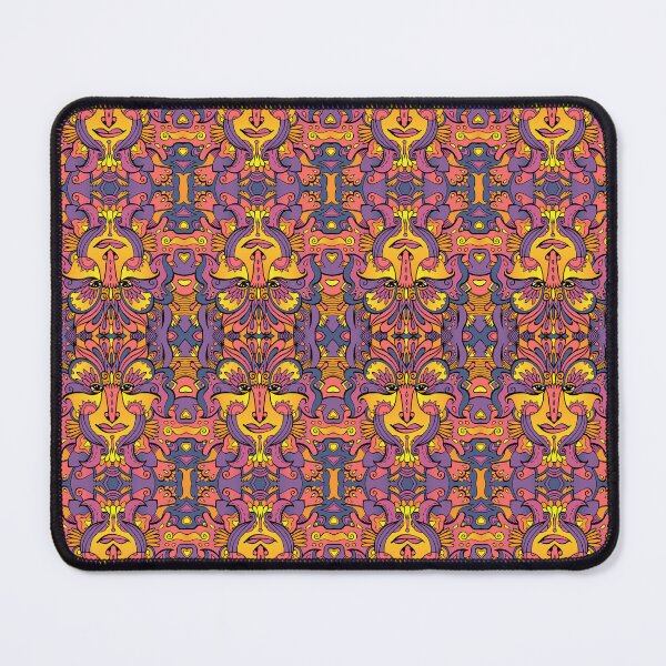 Item preview, Flower goddess #1 pattern / Purple, orange, yellow pallete designed and sold by Sofya Dushkina.