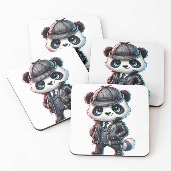 Item preview, The Vintage Newsboy Panda designed and sold by MaximumCutewaii.