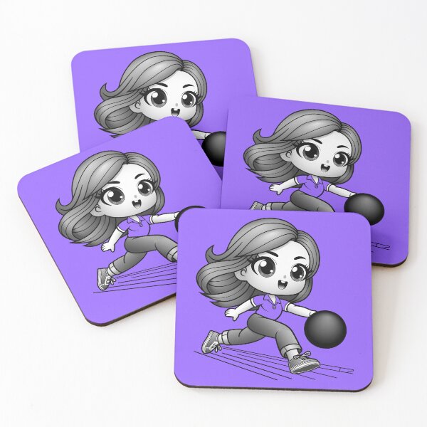 Item preview, Kawaii Woman Professional Bowler designed and sold by ITSAGIRLSWORLD2.