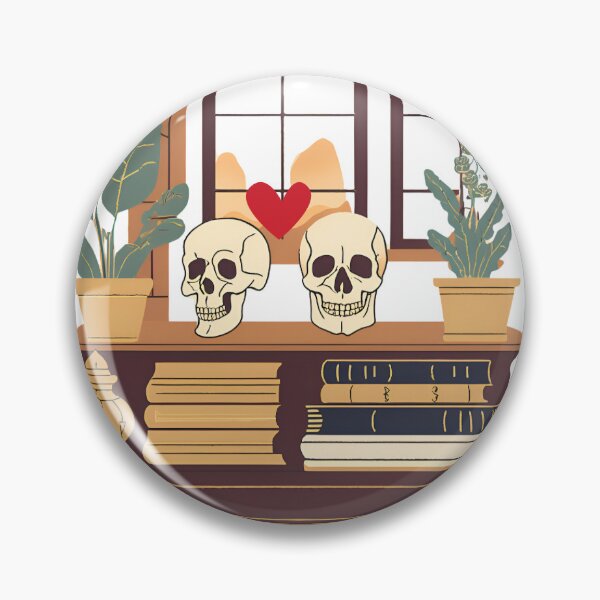 Item preview, Skulls of love and knowledge  designed and sold by tagsbycreative.