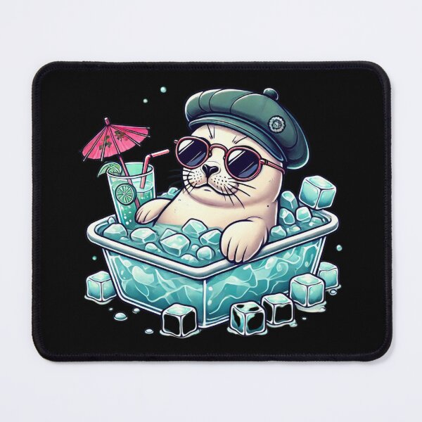 Item preview, Chill Newsboy Seal designed and sold by MaximumCutewaii.