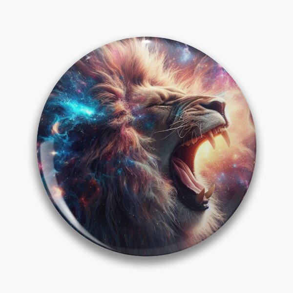 Item preview, galaxy erupting from lion’s roar designed and sold by Dominika Farkašová.