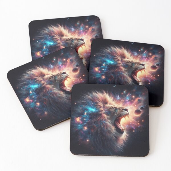 Item preview, galaxy erupting from lion’s roar designed and sold by Dominika Farkašová.