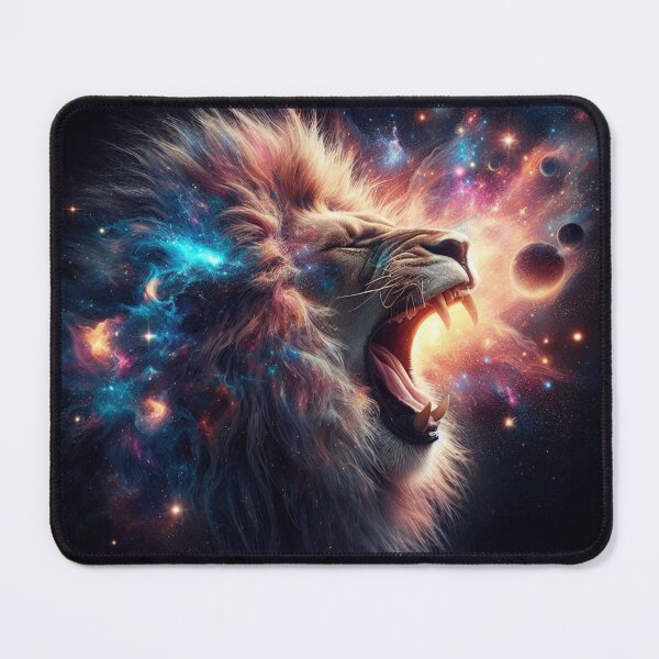 Item preview, galaxy erupting from lion’s roar designed and sold by Dominika Farkašová.