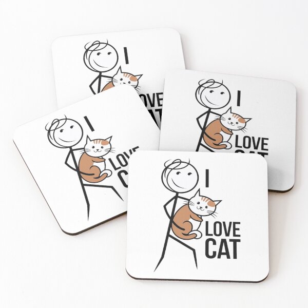 Item preview, I Love Cat designed and sold by nimmitrends.
