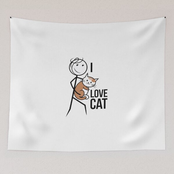 Item preview, I Love Cat designed and sold by nimmitrends.