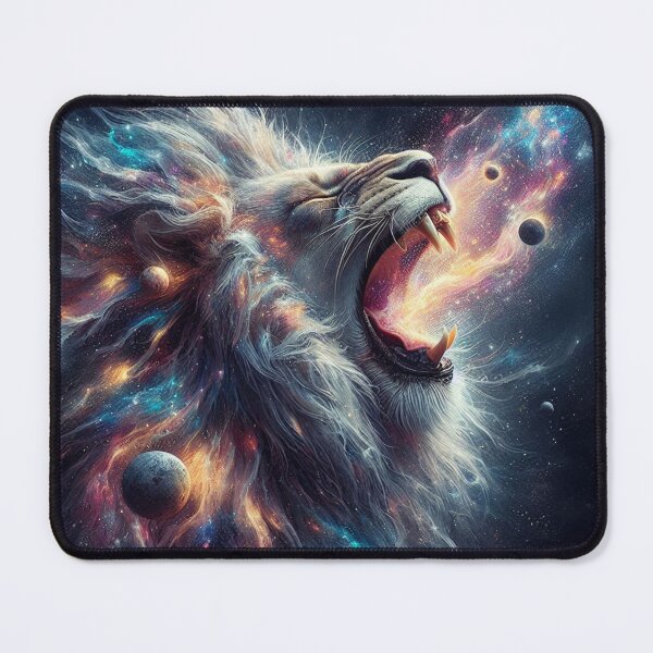 Item preview, cosmic lion illustration designed and sold by Dominika Farkašová.