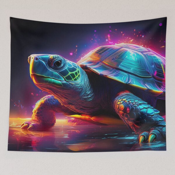 Item preview, Multicolor turtle. designed and sold by BAR DEC.