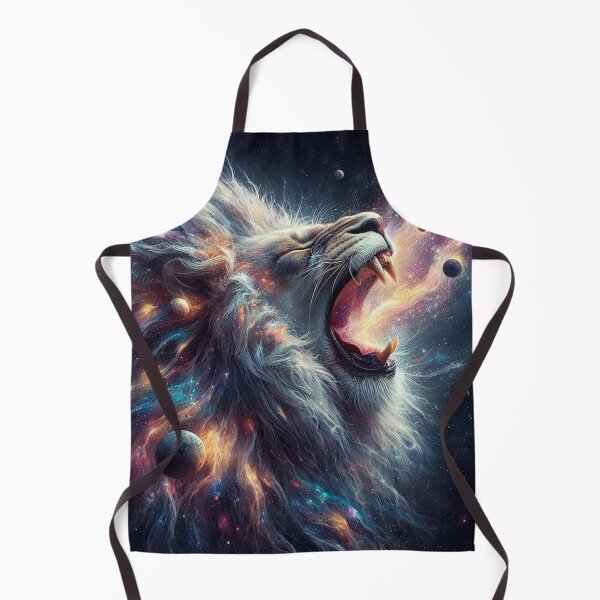 Item preview, cosmic lion illustration designed and sold by Dominika Farkašová.