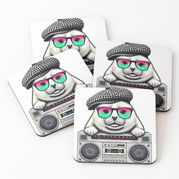 Item preview, Newsboy Seal Boom Boom! designed and sold by MaximumCutewaii.