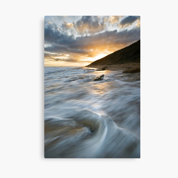 A Coy Sunset Canvas Print