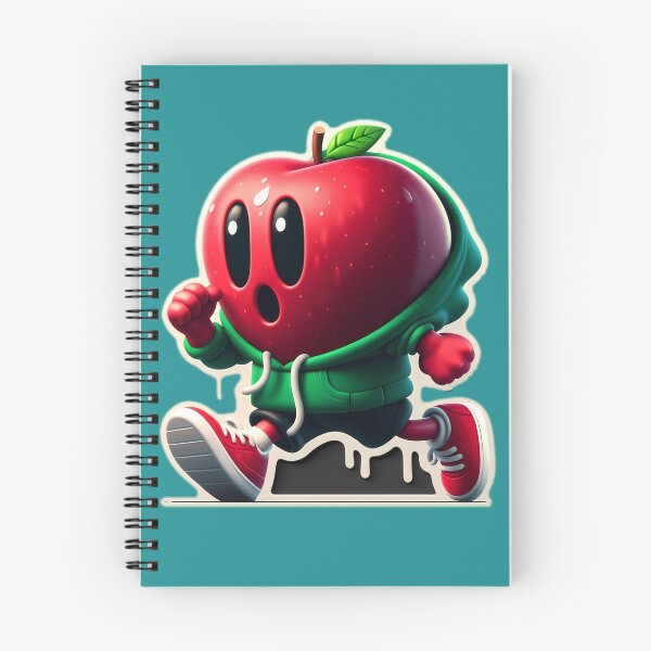 Item preview, Design stickers Running Red Apple designed and sold by P2Genies.
