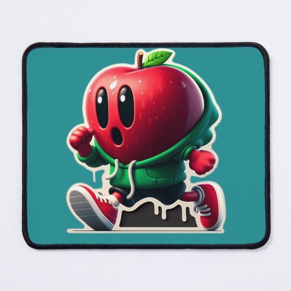 Item preview, Design stickers Running Red Apple designed and sold by P2Genies.