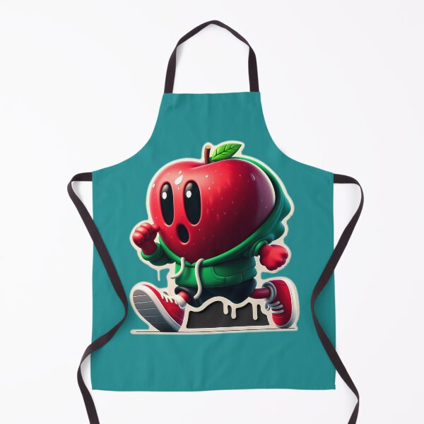 Item preview, Design stickers Running Red Apple designed and sold by P2Genies.