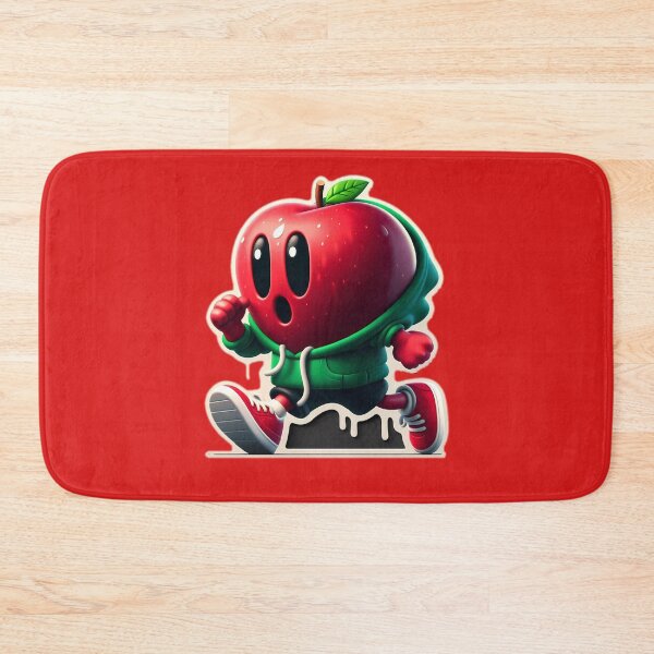 Item preview, Design stickers Running Red Apple designed and sold by P2Genies.