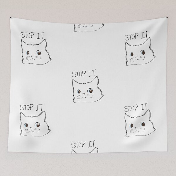 Item preview, Stop it - cat  designed and sold by Doodalos.