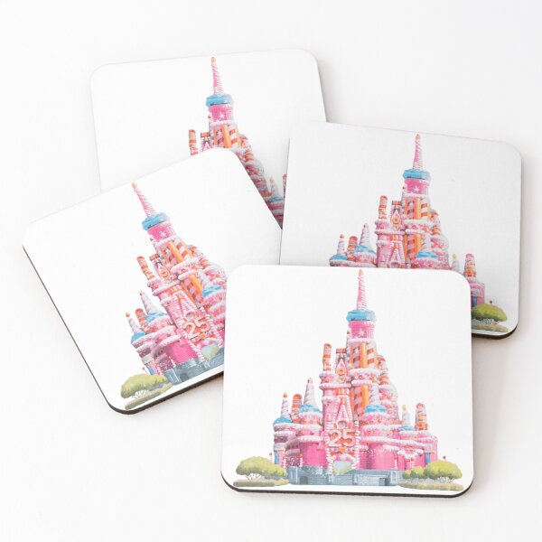Item preview, Pink Birthday Cake Castle designed and sold by YonderAndBeyond.