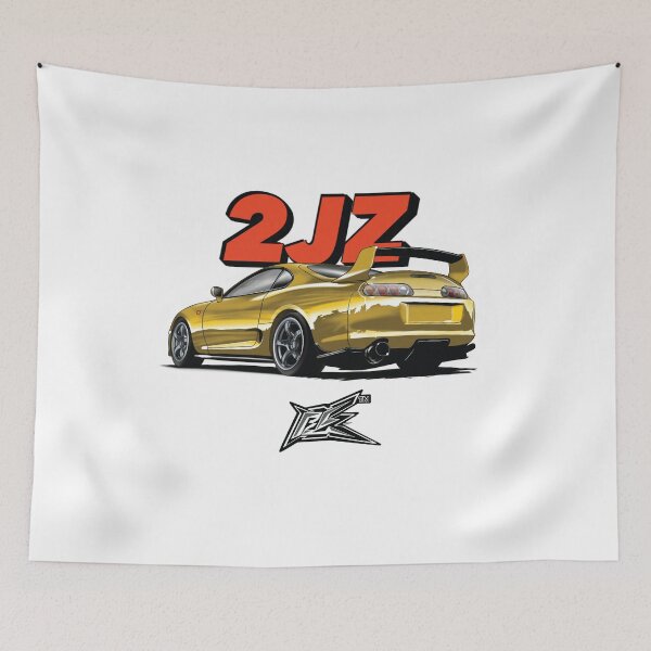 Item preview, toyota supra mk4 yellow  designed and sold by NaquashM.