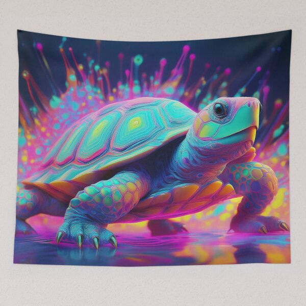 Item preview, Multicolor turtle. designed and sold by BAR DEC.