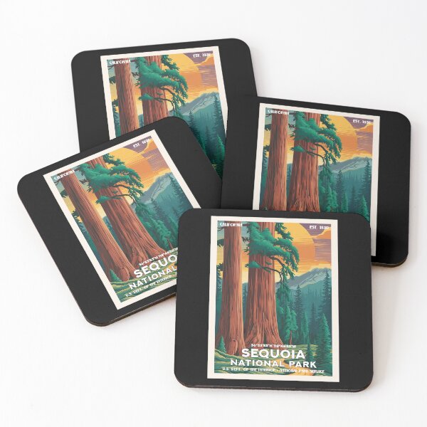 Item preview, Sequoia National Park, Vintage Travel designed and sold by PinkandP.