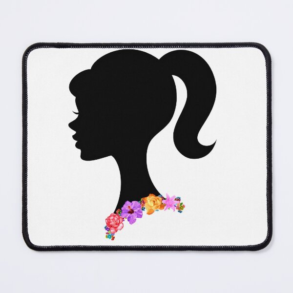 Item preview, Flower Crown Necklace Girl Silhouette designed and sold by Spike The Punch Design Co..