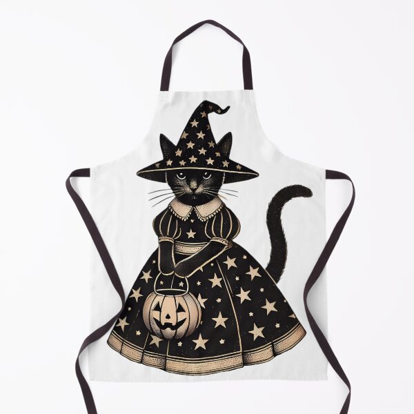 Item preview, The Enchanted Black Cat Witch. designed and sold by Linework Studio.