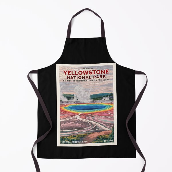 Item preview, Yellowstone National Park, Vintage Travel designed and sold by PinkandP.