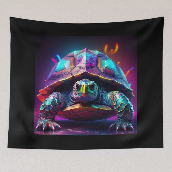 Item preview, Multicolor turtle. designed and sold by BAR DEC.