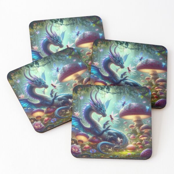 Item preview, enchanted forest fantasy scene designed and sold by Dominika Farkašová.