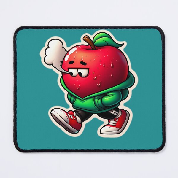 Item preview, Design stickers Running Red Apple 1 designed and sold by P2Genies.