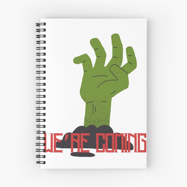 Item preview, We're Coming Zombie Hand | Horror Typography Design designed and sold by TrueMotion.