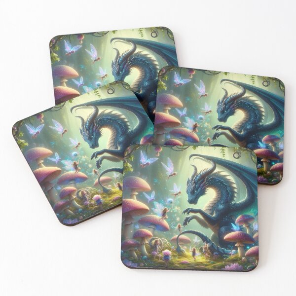 Item preview, fantasy fairies and dragon charm designed and sold by Dominika Farkašová.