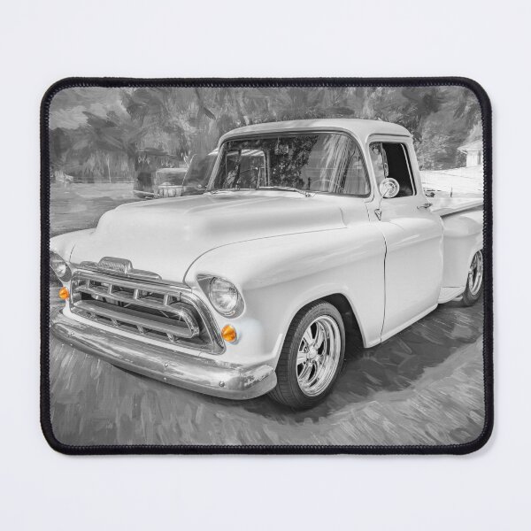 Item preview, 1957 White Chevy Pick Up Truck 3100 Series X100 designed and sold by RichFrancoCars.