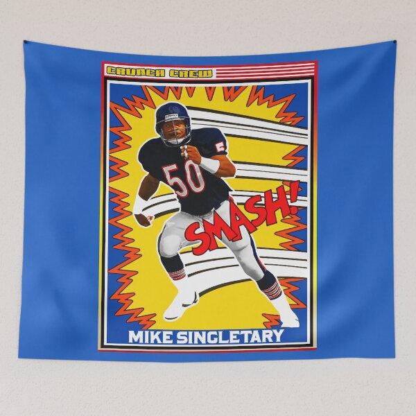 Item preview, Mike Singletary - Crunch Crew Football Card designed and sold by darklordpug.