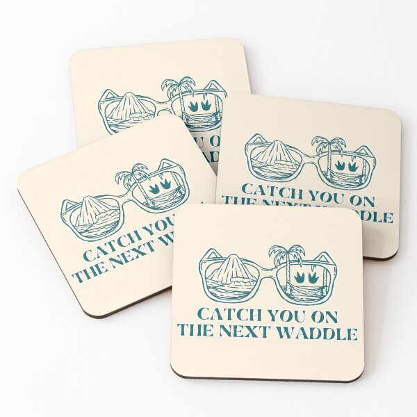 Item preview, Catch you on the next waddle pocket version by Penguin Archives Co.  designed and sold by penguinarchives.