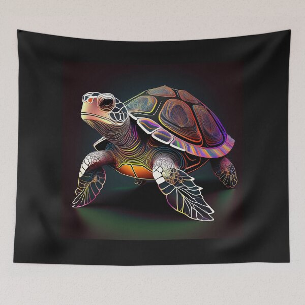 Item preview, Multicolor turtle. designed and sold by BAR DEC.
