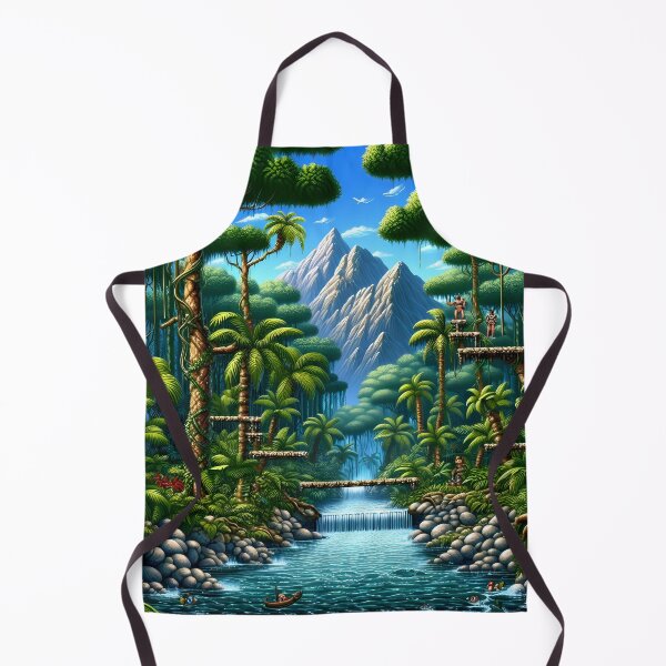 Item preview, Classic Video Game Jungle Design – Retro Pixel Art Adventure designed and sold by PandaTShirtShop.