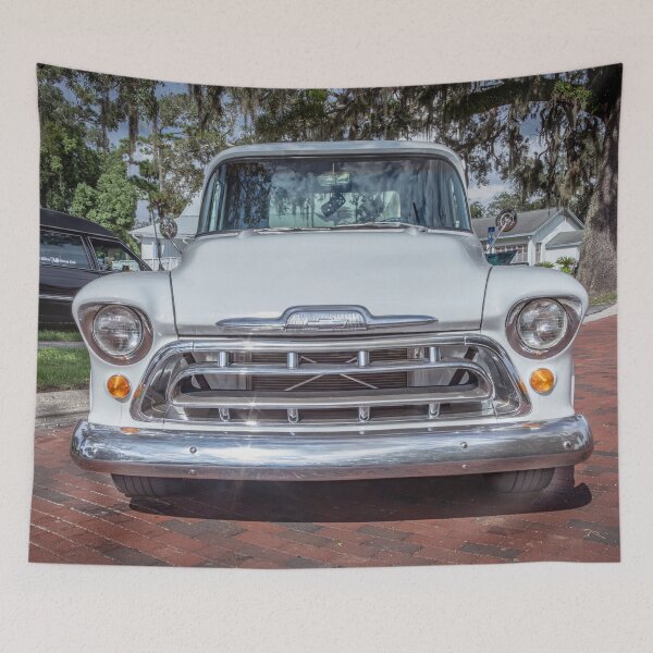 Item preview, 1957 White Chevy Pick Up Truck 3100 Series X103 designed and sold by RichFrancoCars.