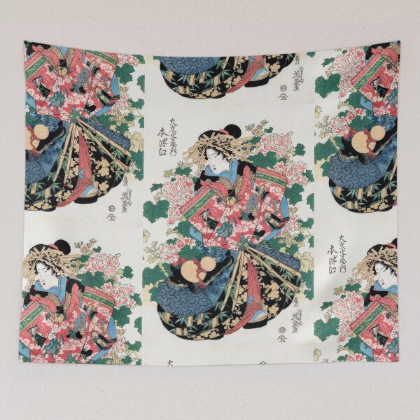 Item preview, Japanese woman  vintage woodblock prints by Keisai Eisen  designed and sold by TeeARTHY.