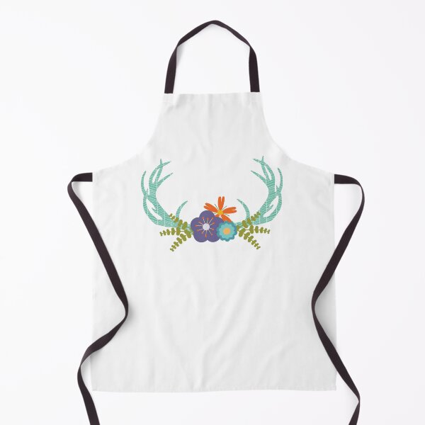 Item preview, Floral Antlers designed and sold by Spike The Punch Design Co..