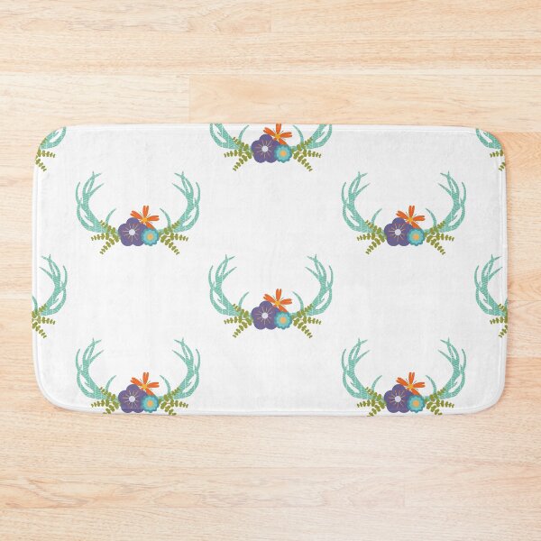 Item preview, Floral Antlers designed and sold by Spike The Punch Design Co..