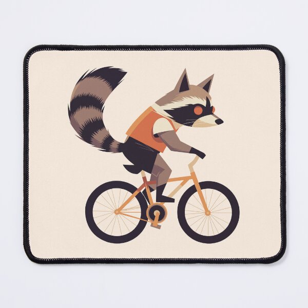 Item preview, Another Raccoon on a Bike designed and sold by typicalartguy.