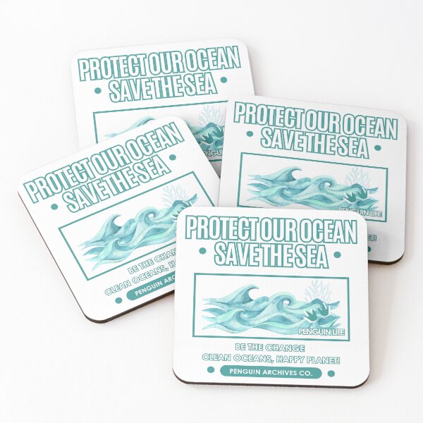 Item preview, Protect our ocean, save the seas by Penguin Archives Co.  designed and sold by penguinarchives.