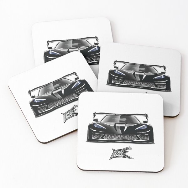 Item preview, corvette c8 stingray widebody black  designed and sold by NaquashM.