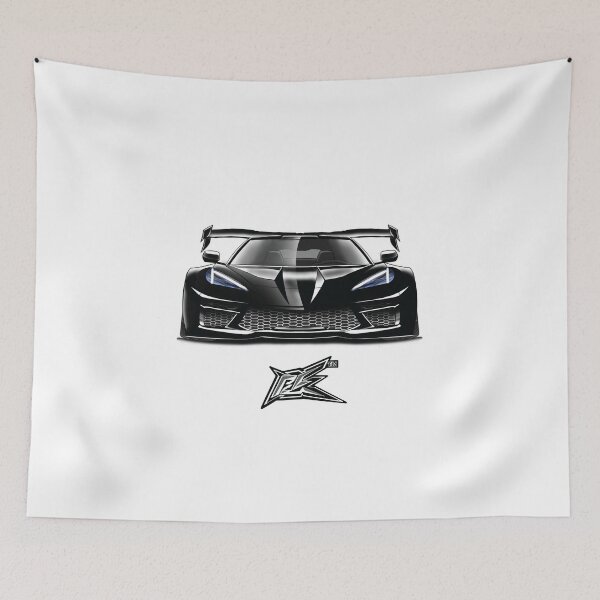 Item preview, corvette c8 stingray widebody black  designed and sold by NaquashM.