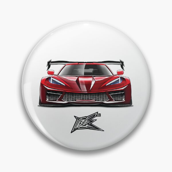 Item preview, corvette c8 stingray widebody red designed and sold by NaquashM.